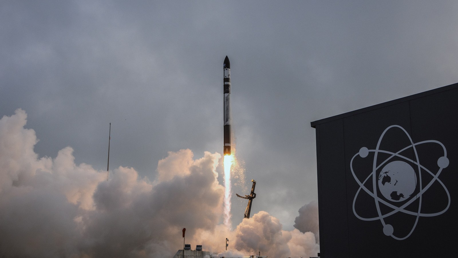 A Rocket Lab Electron rocket lifts off from Māhia, New Zealand, on NASA's PREFIRE mission in June 2024.