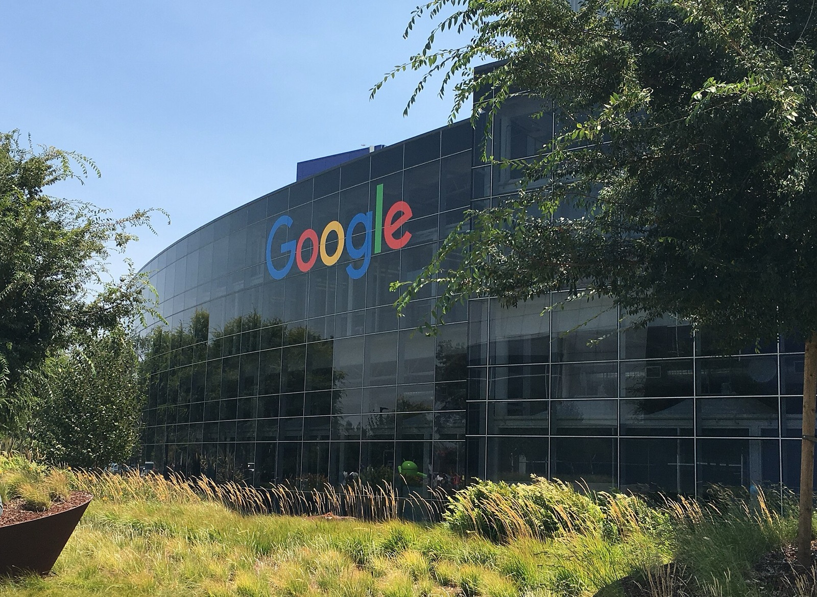 The Googleplex headquarters campus in Mountain View, California