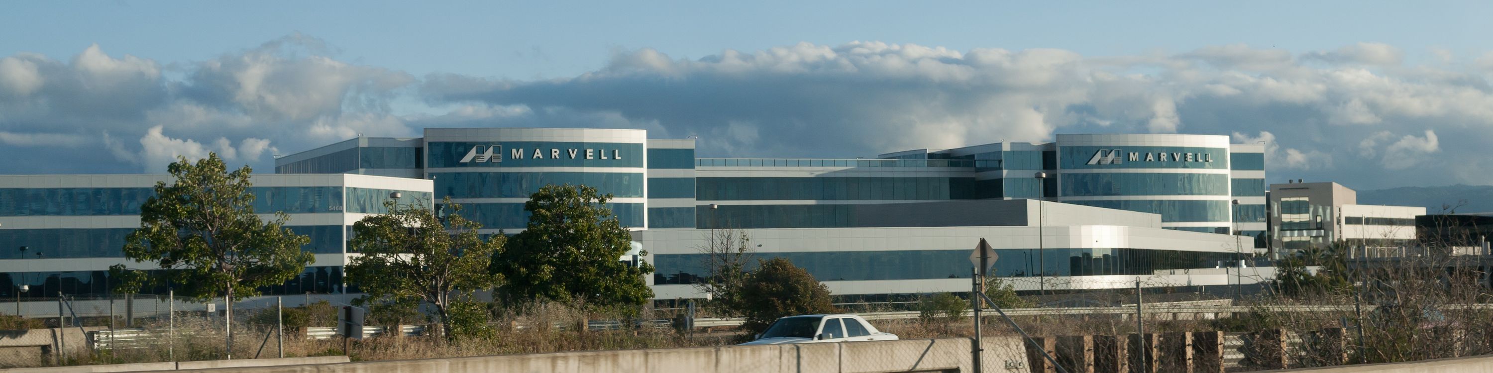 Archival photograph of Marvell’s Santa Clara campus, May 2011