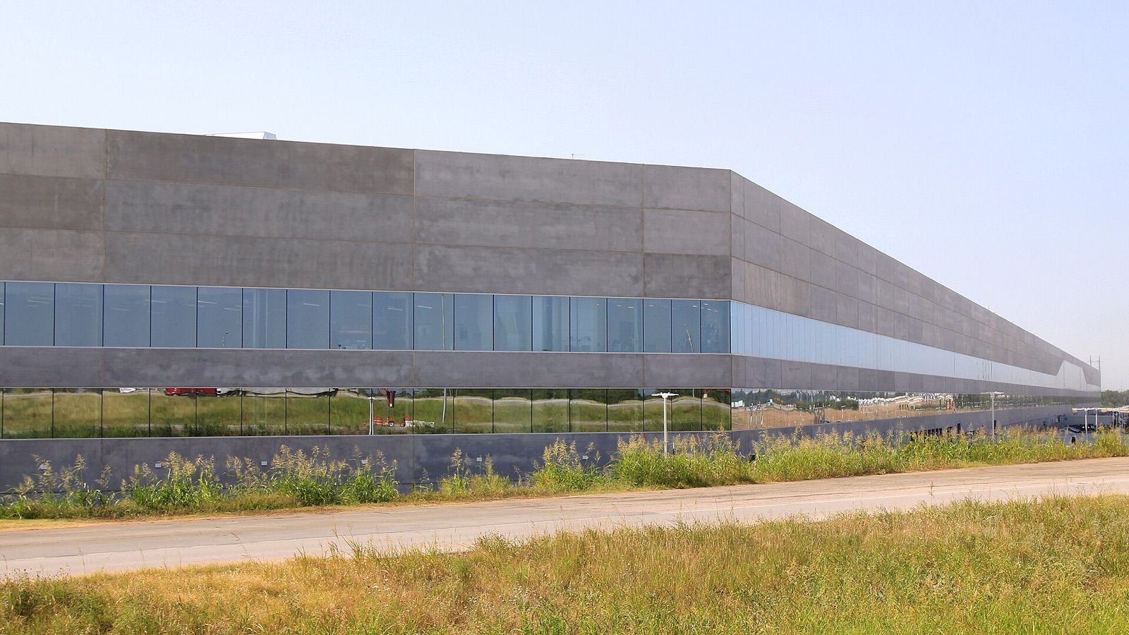 Tesla's Gigafactory Texas Building 1 near Austin, Texas